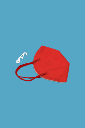 Jada 7-rétegű FFP3 CE 0370 - FFP3 maszk - 20 db - Piros - Szelep nélküli