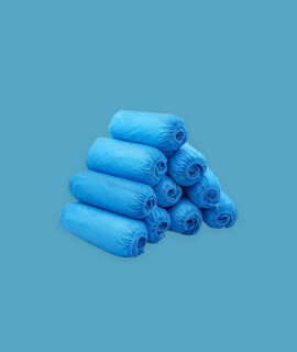 Mercator gumis cipővédő nem szőtt textil anyagból - Cipővédő - 100 db - Kék