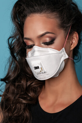 3M Aura 9332+ FFP3 légzésvédő maszk - szelepes - Arcmaszk - 10 db - Fehér