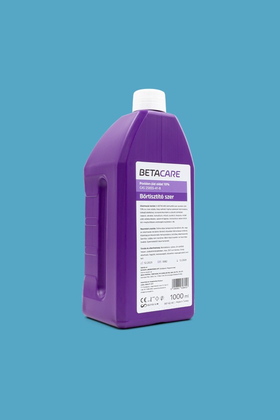 BETACARE povidon-jód 10% bőrtisztító oldat - Bőrtisztító - Bőrtisztító szer - 1000 ml