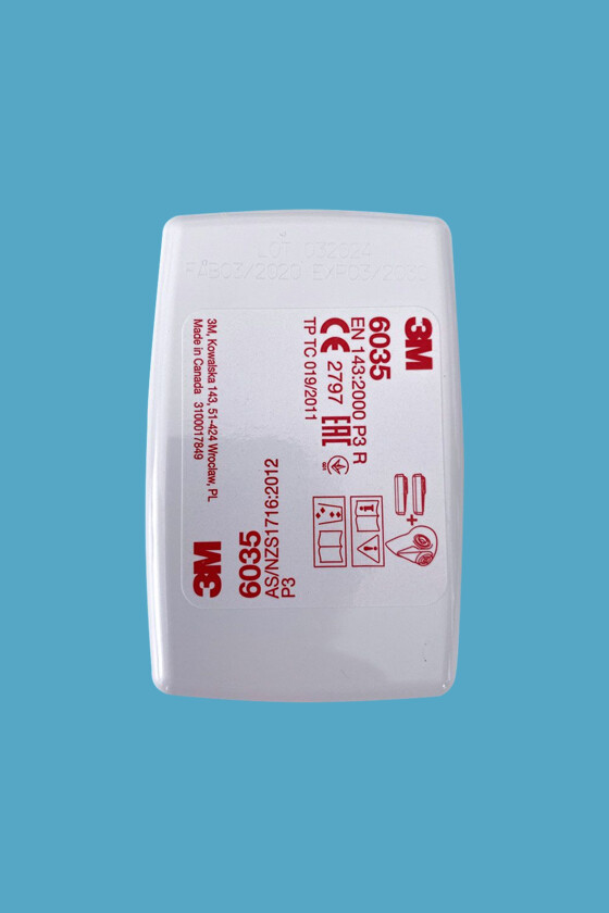 3M 6035 P3 (FFP3) gázszűrőbetét - 1 pár