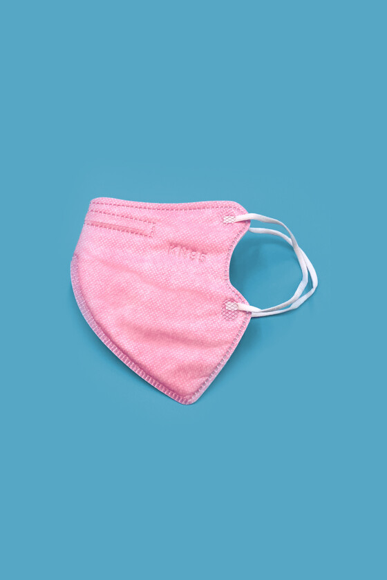 FFP2 (N95/KN95) 5 rétegű gyerekmaszk - FFP2 gyerekmaszk - 2 db - Pink - Szelep nélküli