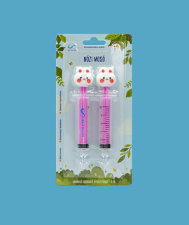 Elysium Nózi Mosó orrmosó fecskendő nyuszi fejjel - 2 db - 1 készlet