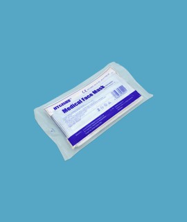 3-rétegű sebészeti type IIR arcmaszk 10 db/csomag - Kék - 10 db