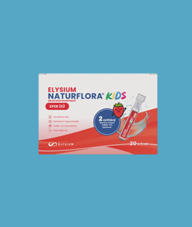 Elysium Naturflora belsőleges szuszpenzió - Belsőleges szuszpenzió - 1 doboz - Naturflora Kids (epres) - 20 x 5 ml