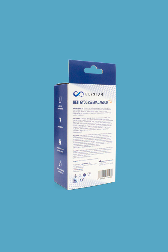 Elysium gyógyszeradagoló - Gyógyszeradagoló - Heti gyógyszeradagoló - 7x2