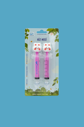 Elysium Nózi Mosó orrmosó fecskendő nyuszi fejjel - 2 db - 1 készlet