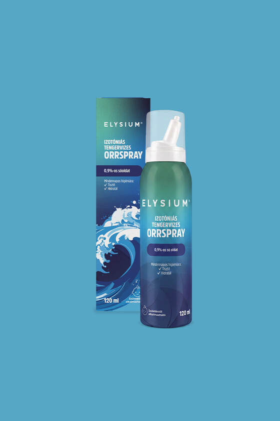 Elysium orrspray - Orrspray - Izotóniás tengervizes orrspray - 0,9% - 120 ml