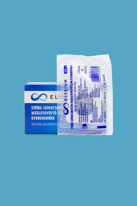 Elysium steril vizeletgyűjtő zsák - Vizeletgyűjtő zsák - 1 db - Steril szivacsbetétes vizeletgyűjtő zsák gyerekeknek - 160 ml