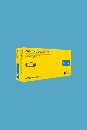 comfort® powdered latex kesztyű - Fehér - 100 db - XL