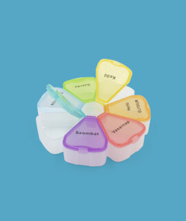 Elysium heti kerek gyógyszeradagoló - 7x1 - 1 db