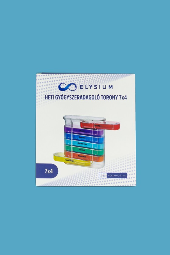Elysium gyógyszeradagoló - Gyógyszeradagoló - Heti gyógyszeradagoló (torony) - 7x4
