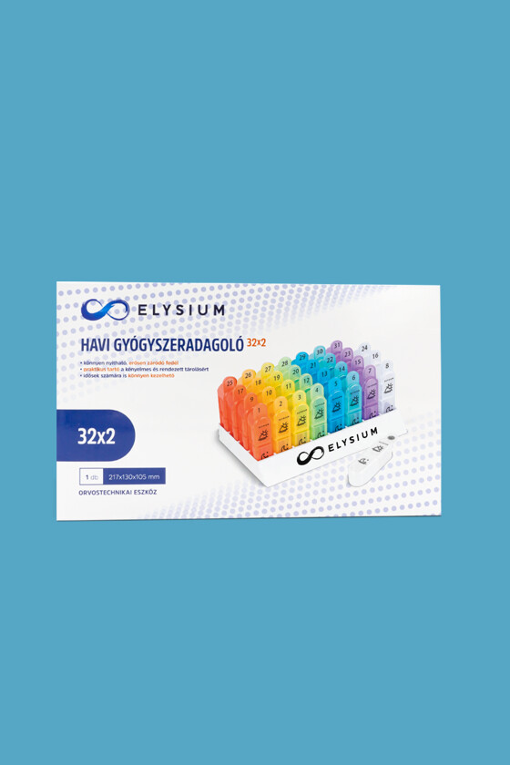 Elysium gyógyszeradagoló - Gyógyszeradagoló - Havi gyógyszeradagoló - 32x2