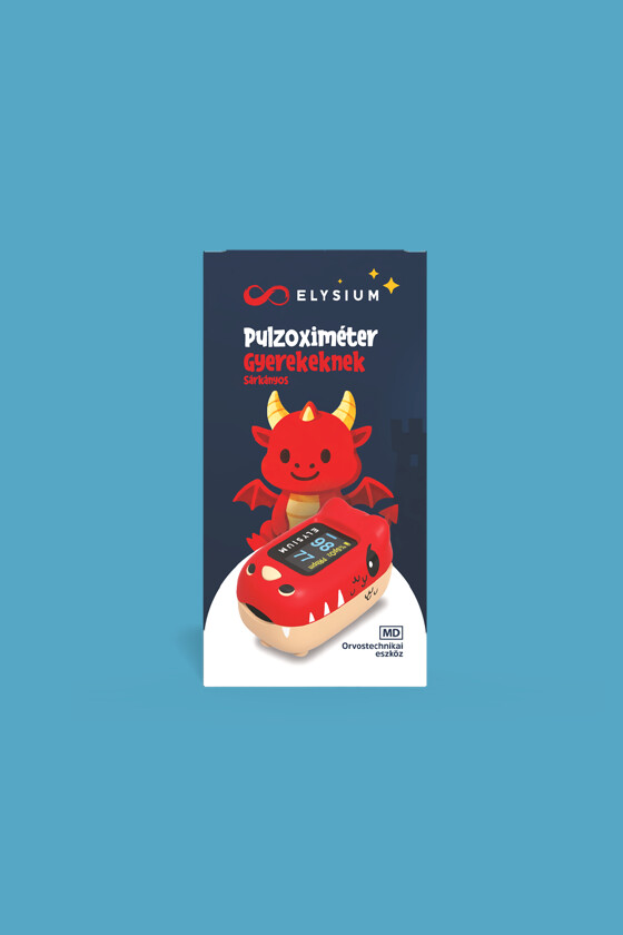 Elysium pulzoximéter - Pulzoximéter - Gyerek - Sárkány