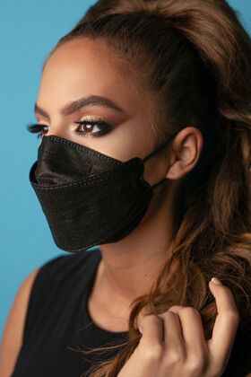 DOC TNW FFP3 CE 0598 ergonomikus maszk - FFP3 maszk (DOC TNW) - Fekete - Szelep nélküli