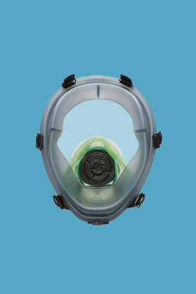 BLS 5600 Olasz ikerszűrős teljesálarc - Teljesálarc - 1 db - OneSize