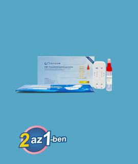 Elysium 2 az 1-ben FOB + Transzferrin tesztkazettás kombinált otthoni gyorsteszt - 1 db tesztkészlet (székletből) - Lejárati idő: 2026-10-10 - 1 db