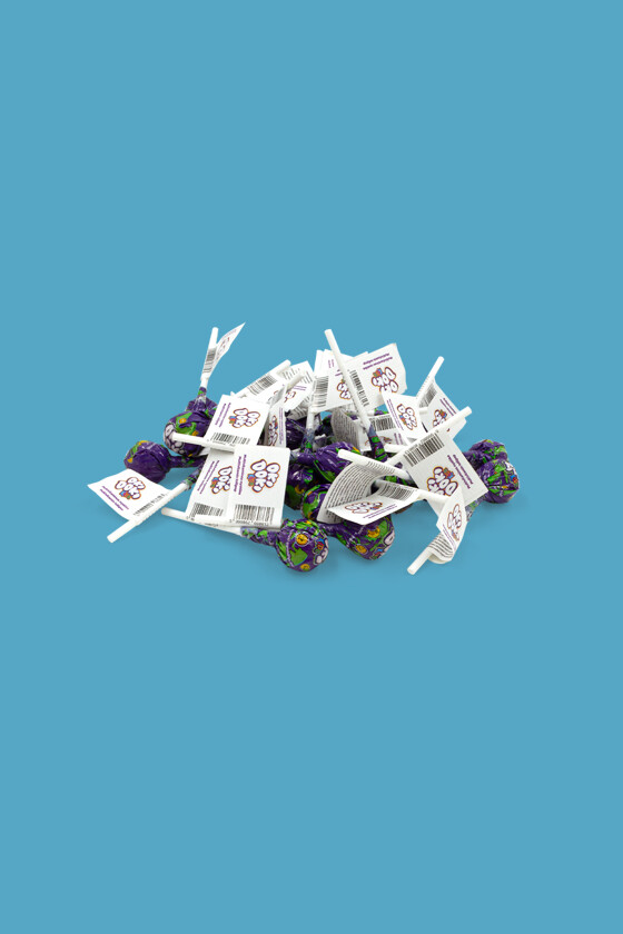 OKI DOKI KIDS multivitaminos nyalóka - Multivitaminos nyalóka - Cukros - 25 db - Trópusi gyümölcs ízesítésű