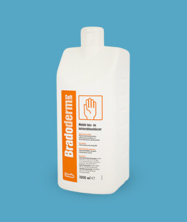 Bradoderm Soft műtéti kéz- és bőrfertőtlenítőszer - Kézfertőtlenítő - illatmentes - 1000 ml