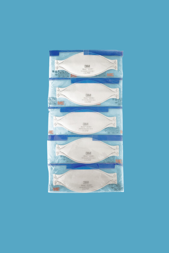 3M Aura 9320+ FFP2 szelep nélküli - Arcmaszk - 20 db - Fehér