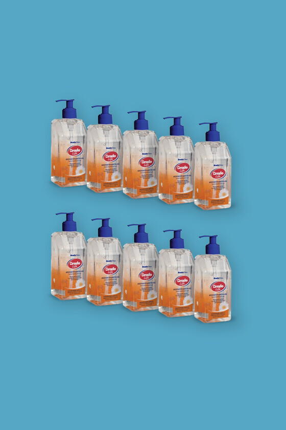 Bradolife kézfertőtlenítő gél 500 ml, pumpás, kamilla - 10 x 500 ML - karton