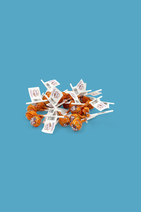 OKI DOKI KIDS multivitaminos nyalóka - Multivitaminos nyalóka - Cukros - 25 db - Narancs ízesítésű