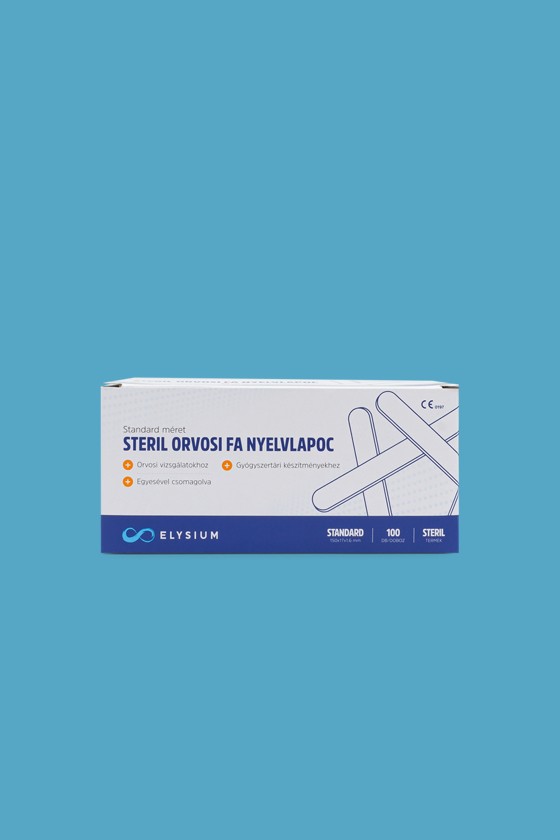 Elysium orvosi fa nyelvlapoc - Nyelvlapoc több típusra - Steril - standard méret