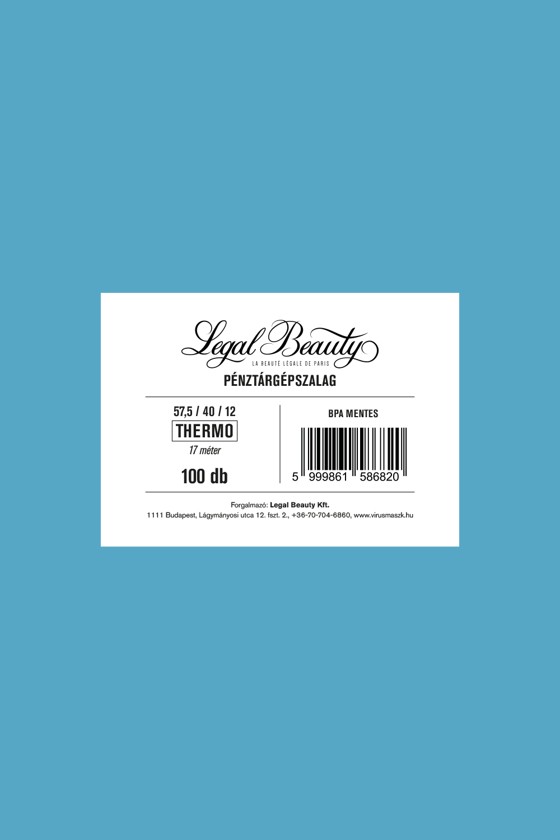 Legal Beauty prémium pénztárgépszalag - Pénztárgépszalag - 57.5/40/12