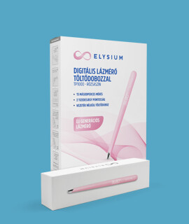 Elysium TP1000 digitális lázmérő töltődobozzal - rózsaszín - 1 db