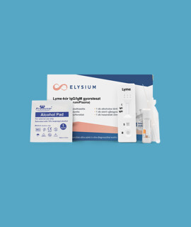 Elysium Lyme-kór IgG/IgM gyorsteszt - 1 db tesztkészlet (ujjbegyvérből) - Lejárati idő: 2027-04-30 - 1 db