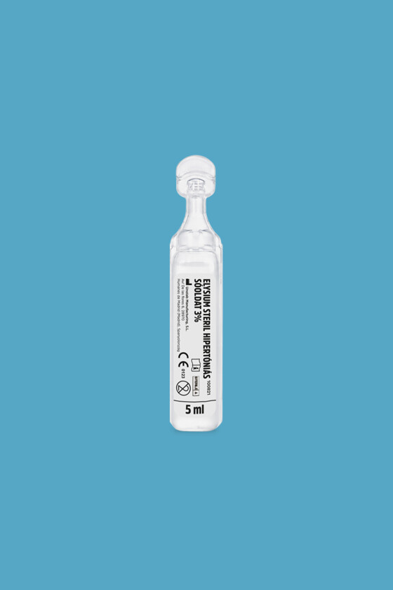 Elysium steril nátrium-klorid oldat - Nátrium-klorid oldat - Hipertóniás sóoldat - 3% - 20 x 5 ml
