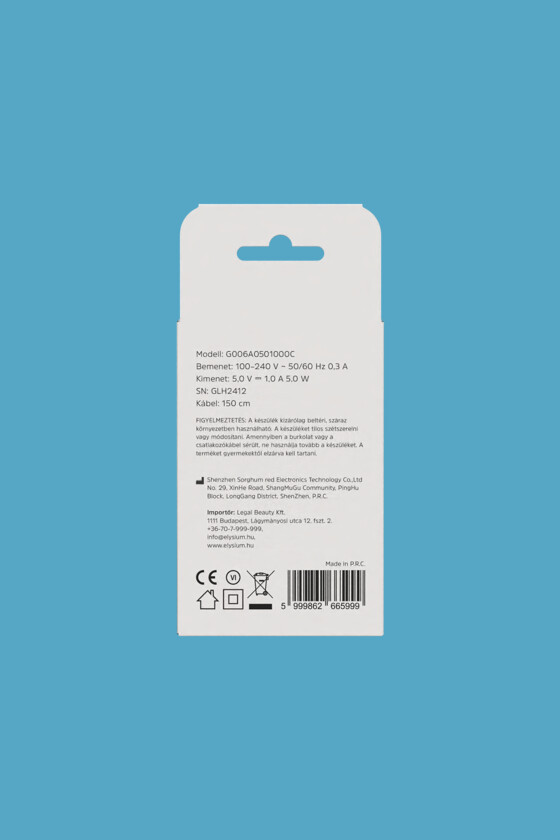 Elysium vérnyomásmérő - Vérnyomásmérő - 1 db - USB-C kábel és hálózati adapter