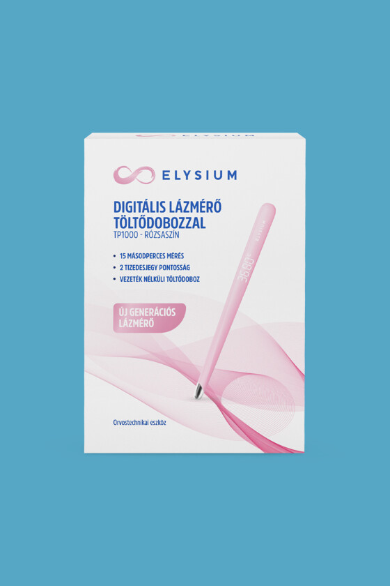 Elysium lázmérő - Lázmérő többféle típussal - TP1000 digitális lázmérő - rózsaszín