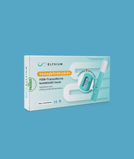 Elysium egylépéses széklet tesztkészlet - Egylépéses székletteszt - 2 az 1-ben FOB + Transzferrin kombinált teszt székletből