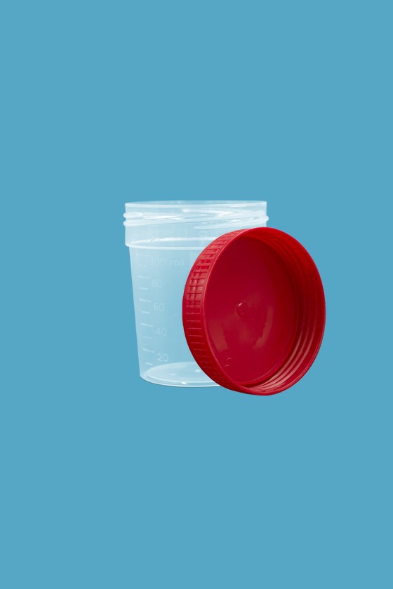Elysium steril vizeletgyűjtő pohár - Vizeletgyűjtő pohár - 120 ml - Nem vákuumos