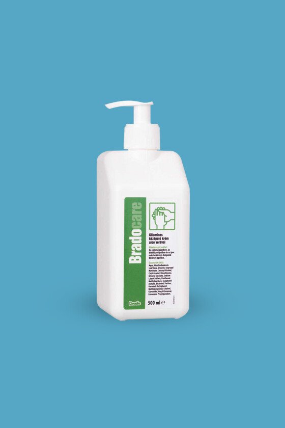 Bradocare glicerines kézápoló krém 500 ml pumpás aloe vera - 500 ML