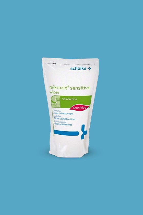 Schülke mikrozid® sensitive wipes fertőtlenítő kendő - Fertőtlenítő kendő - 200 lapos - Utántöltő