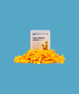 Elysium steril, extra vékony vérvételi lándzsa 33G - 100 db - 1 doboz