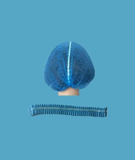 Detektálható duplagumis hajháló - Hajháló - 100 db - Kék
