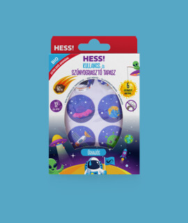 Elysium HESS! kullancs- és szúnyogriasztó űrhajós tapasz intenzívebb aromával (3 éves kortól) - 60 db - 1 doboz