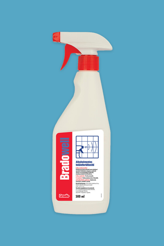 Bradowell alkoholmentes felületfertőtlenítő - Szórófejes - 500 ml - 1 db