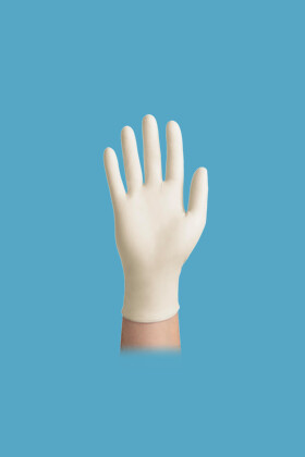 easyCARE latex, púdermentes orvosi kesztyű - Latex kesztyű - Fehér - XL