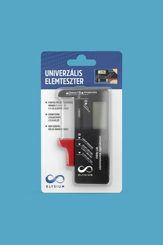 Elysium univerzális elemteszter - Elemteszter - 1 db