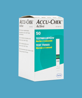 Accu-Chek Active vércukorszintmérő tesztcsík - 50 db - 1 doboz