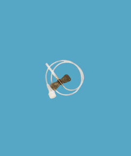 Chirana steril szárnyastű - Szárnyastű - 19 G - barna