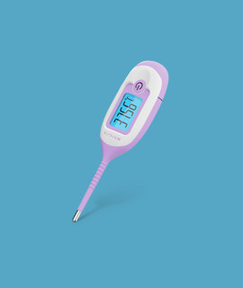 Elysium lázmérő - Lázmérő többféle típussal - TP400 flexibilis digitális lázmérő - pasztell-lila