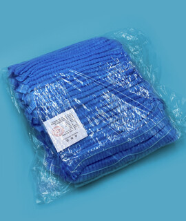 Harmonikás hajháló - Hajháló - 100 db - Kék