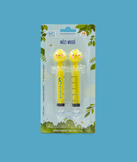 Elysium Nózi Mosó orrmosó fecskendő csibe fejjel - 2 db - 1 készlet