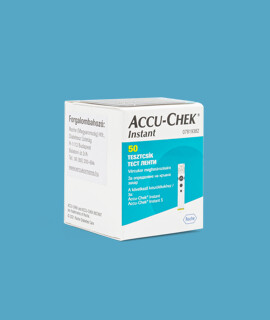 Accu-Chek Instant vércukorszintmérő tesztcsík - 50 db - 1 doboz