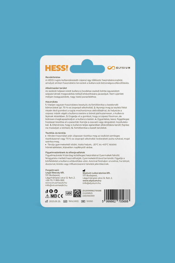 Elysium kullancs- és szúnyogriasztó - Kullancs- és szúnyogriasztó többféle típussal - Kullancskiszedő rugós csipesz - narancssárga